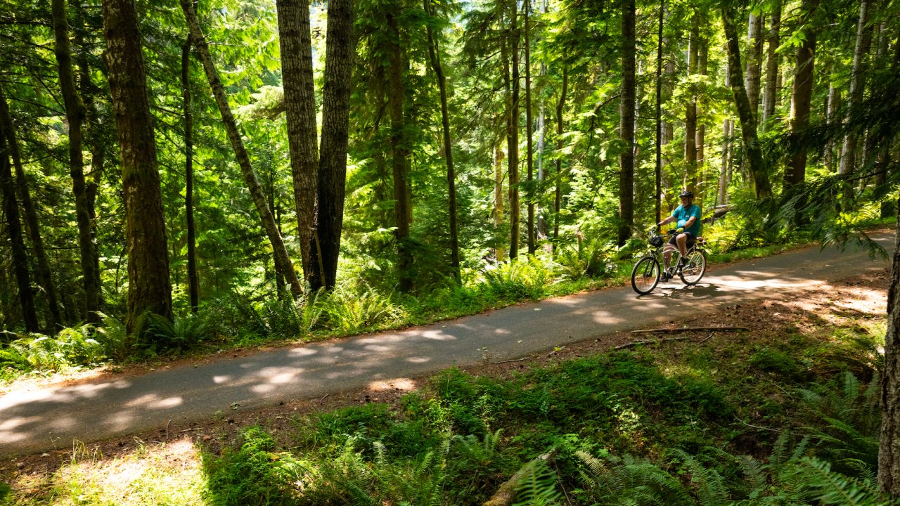 Biking the Olympic Discovery Trail