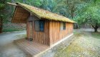 Cabin at Black Bar Lodge along the Rogue River in Oregon