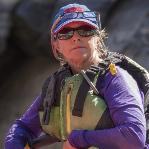 ROW Adventures guide Connie Kennedy 