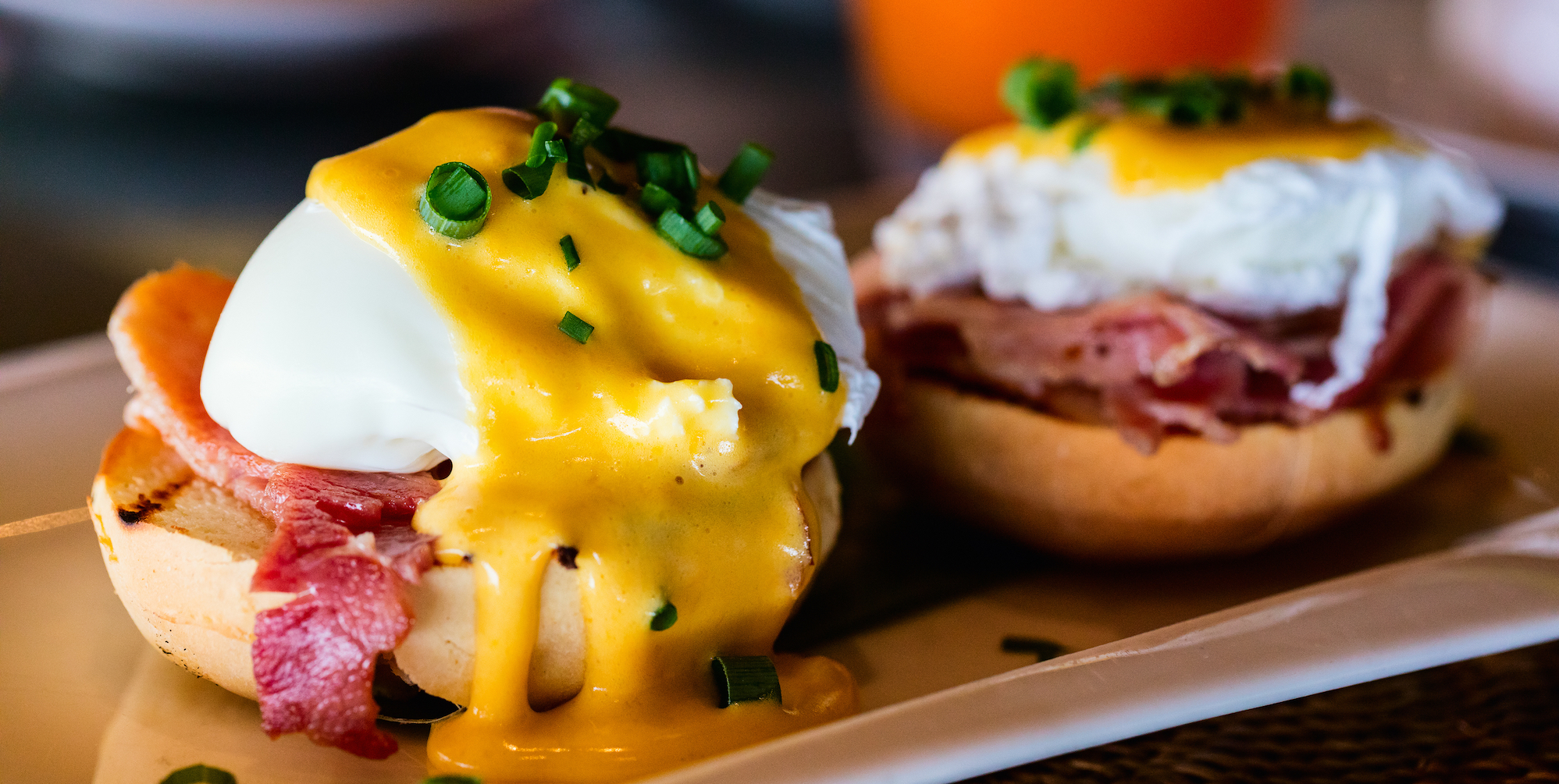 Eggs Benedict breakfast in Coeur D'Alene, Idaho