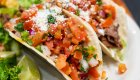 Fresh tacos with pico de gallo, a local favorite meal enjoyed on Idaho biking and adventure tours.