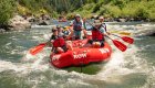 Rogue river rafting in the summer