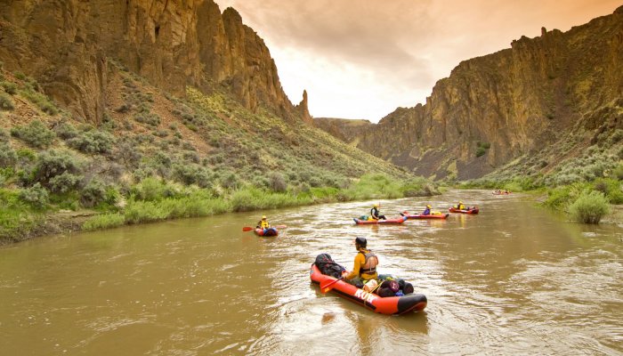 Owyhee river kayaking