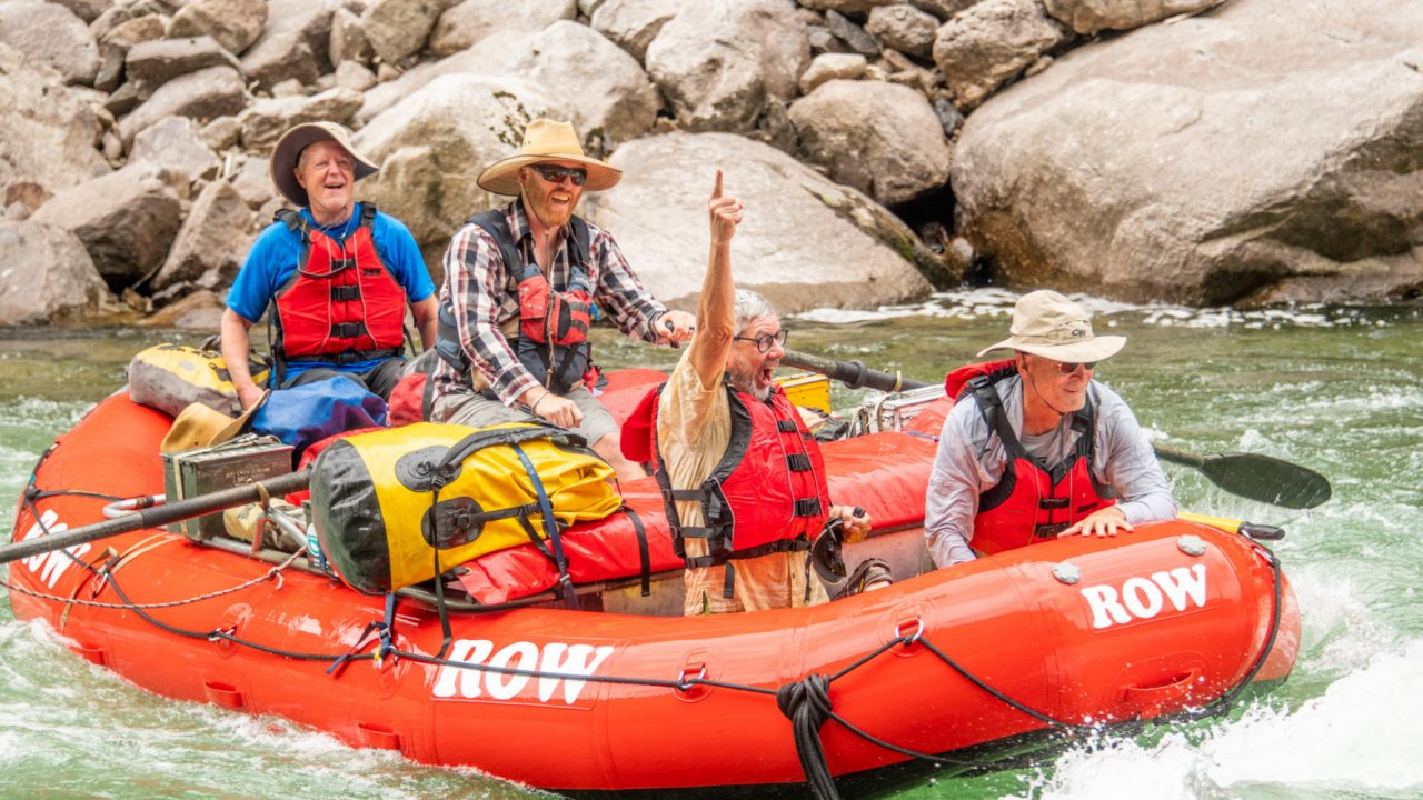The joy and excitement of the river never gets old! whitewater raft