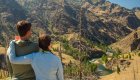 Couple overlooking the River of No Return on the Middle Fork Salmon in Idaho