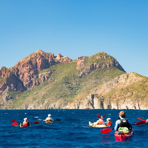 Kayaking tours in Corsica, France