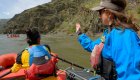 whitewater guides giving instruction