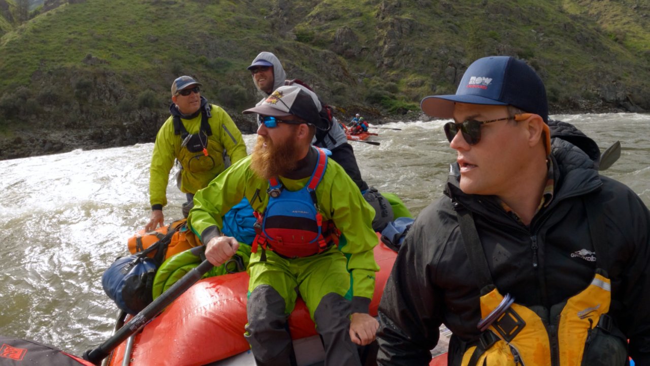 whitewater guides giving instruction