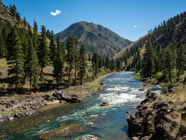 Middle Fork of the Salmon River in Idaho